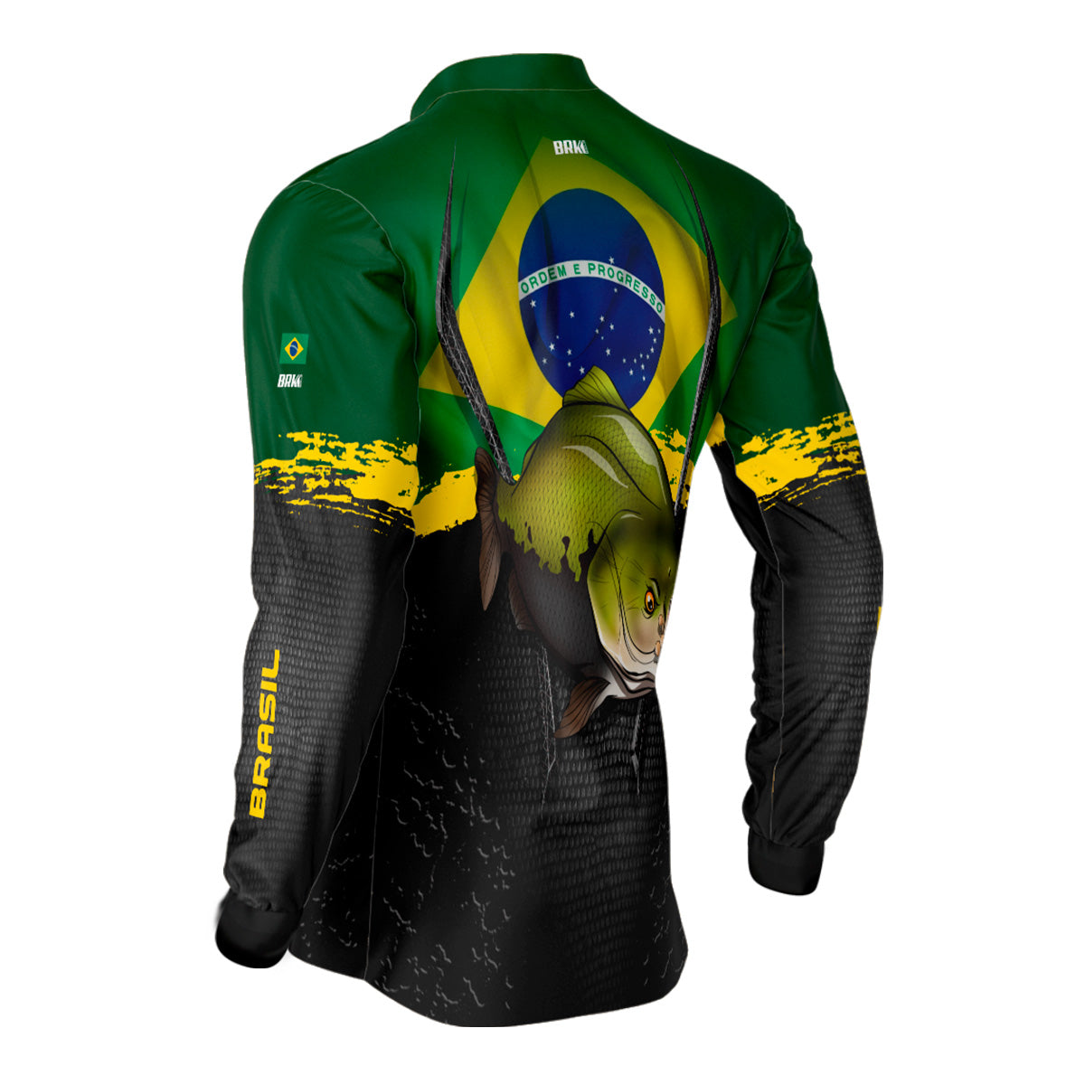 Camisa de Pesca Brk Tambaqui Brasil Proteção Solar UV50+