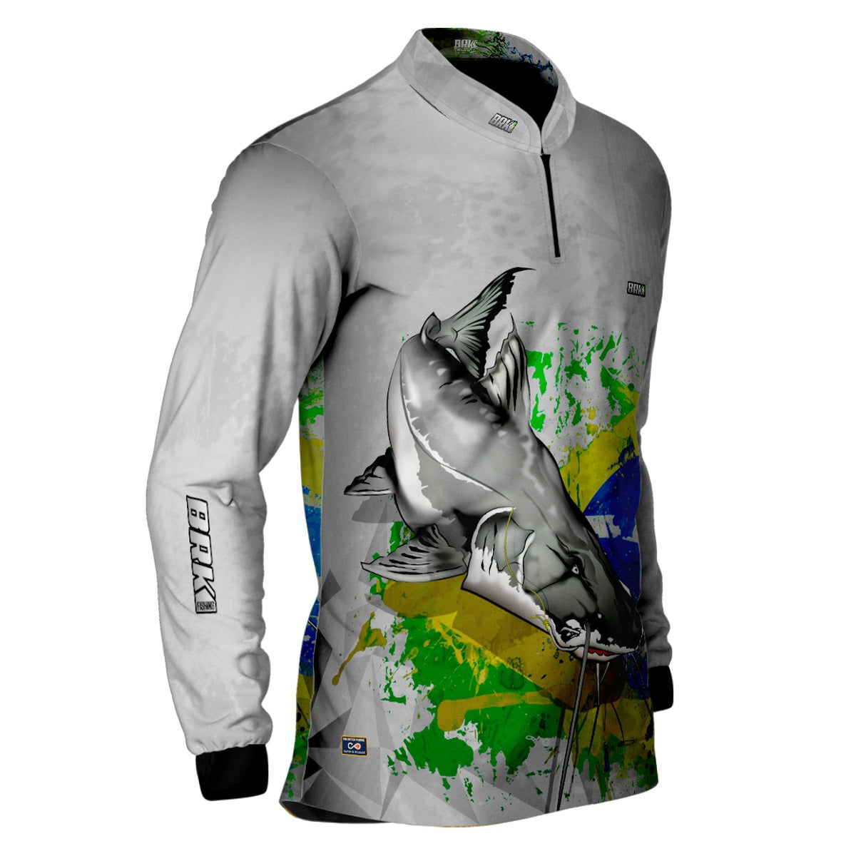 Camisa de Pesca Brk Rio Araguaia Piraíba Brasil com UV50+