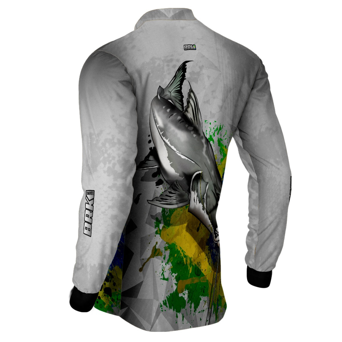 Camisa de Pesca Brk Rio Araguaia Piraíba Brasil com UV50+