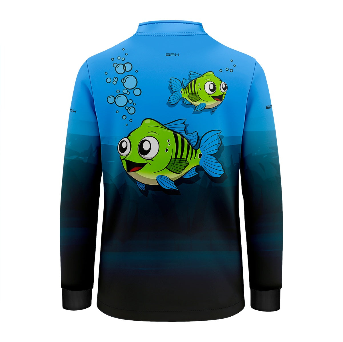 Camisa de Pesca Infantil Brk Tucuna Azul com UV50 +