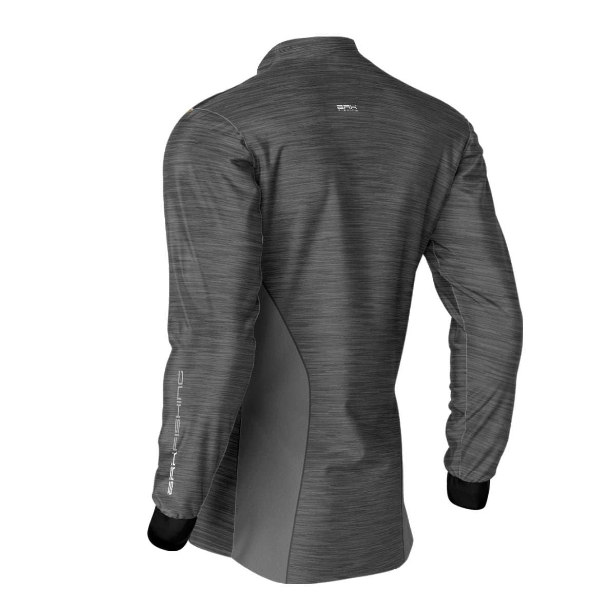 Camisa de Pesca Brk Fishing Cinza Mesclado com UV50+