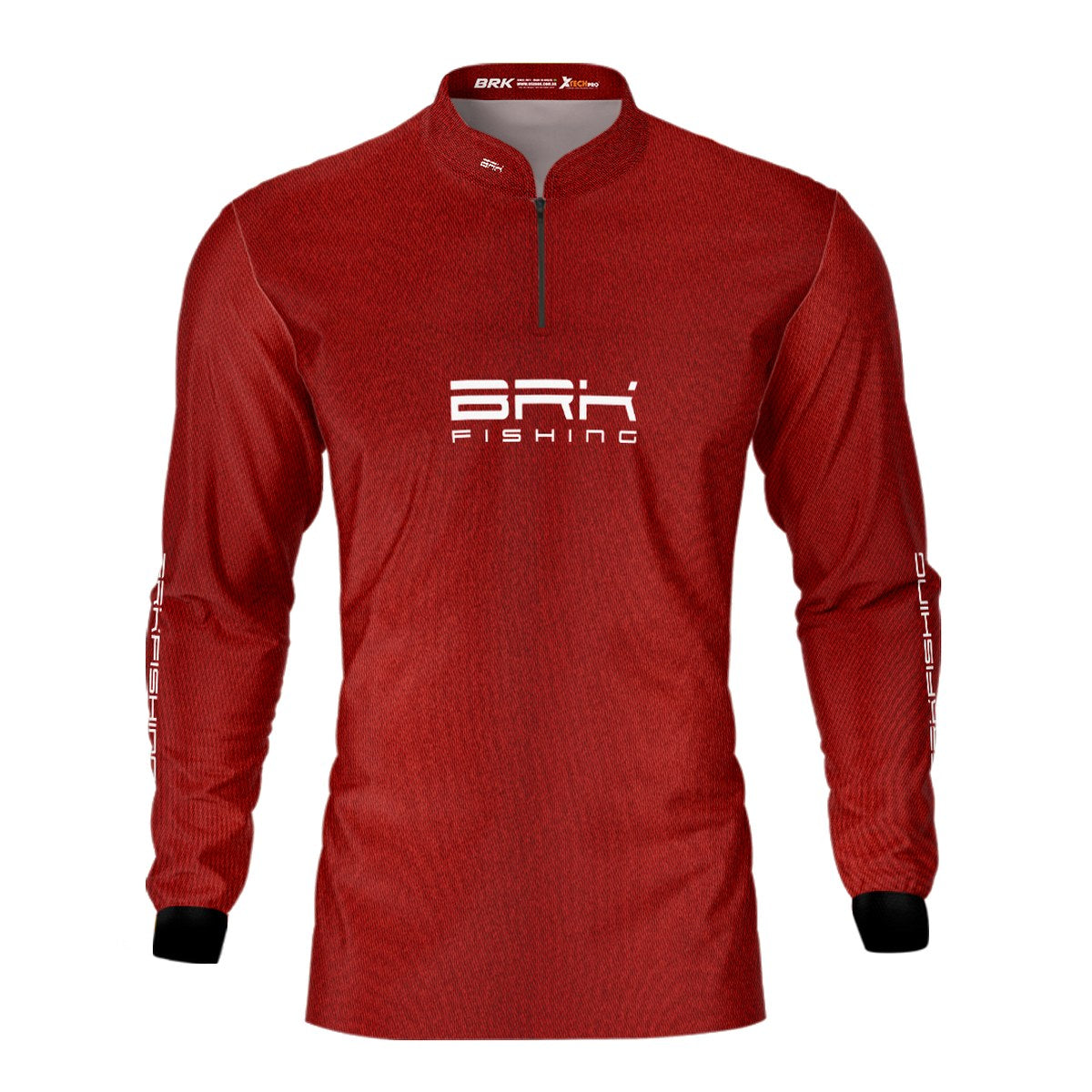Camisa de Pesca Brk Select Pursuit Jeansfit Red com UV50+