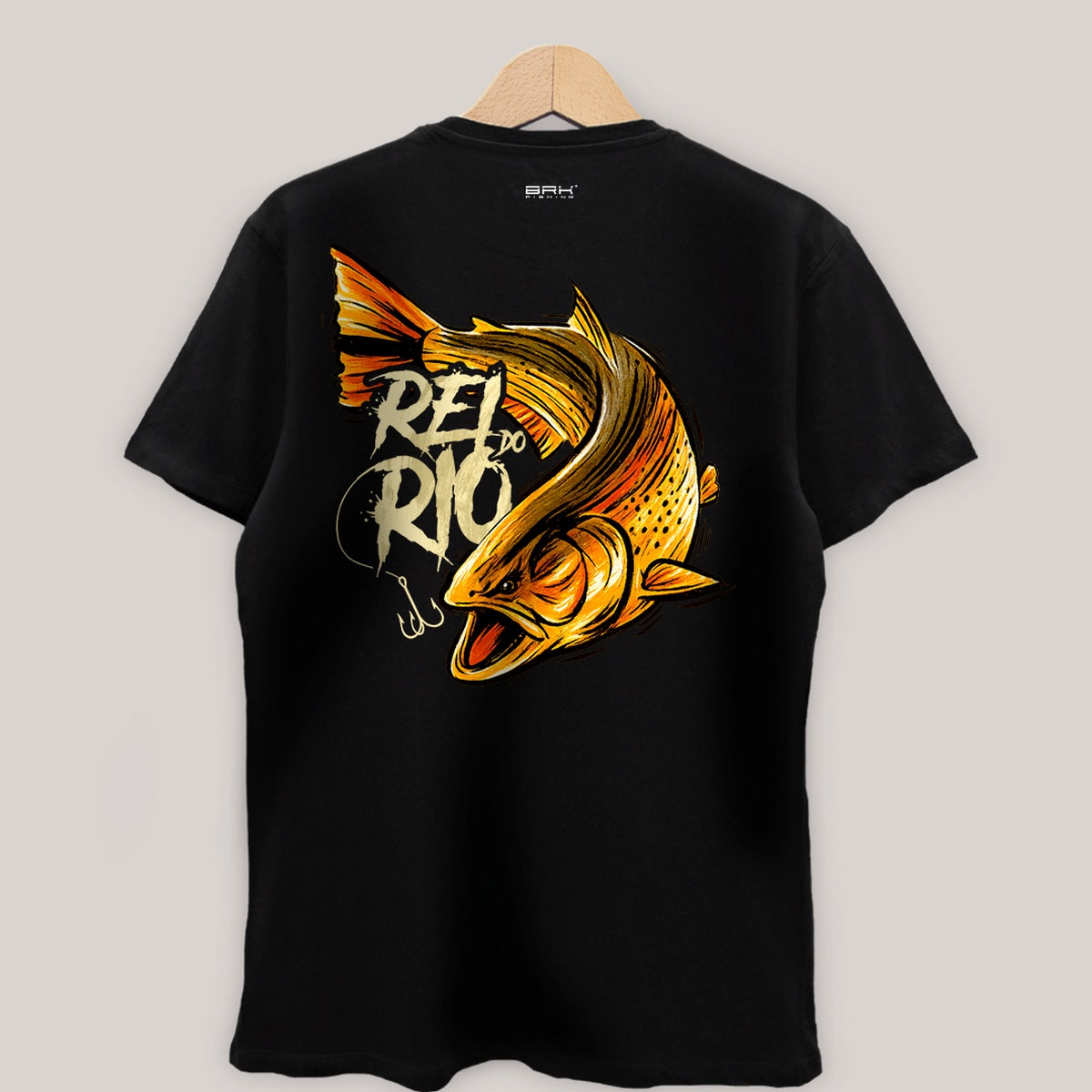 Camiseta de Pesca Brk Rei do Rio com Algodão Premium
