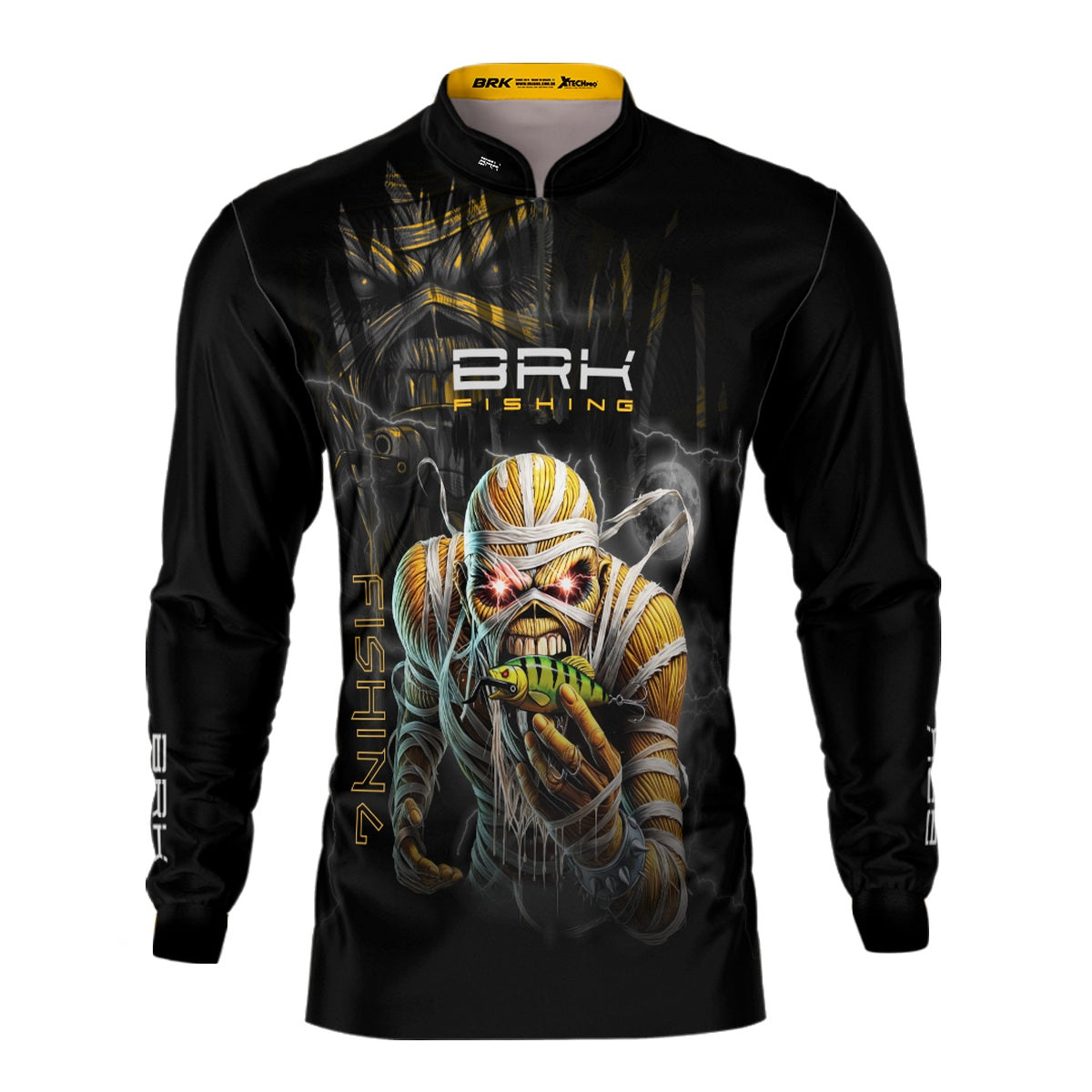 Camisa de Pesca Brk Eddie Iron Maiden com Proteção Solar UV50+