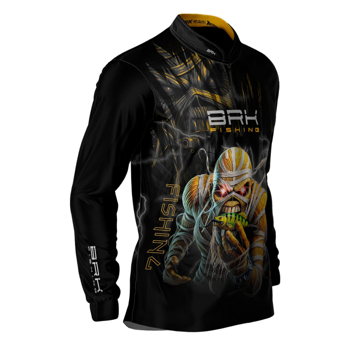 Camisa de Pesca Brk Eddie Iron Maiden com Proteção Solar UV50+