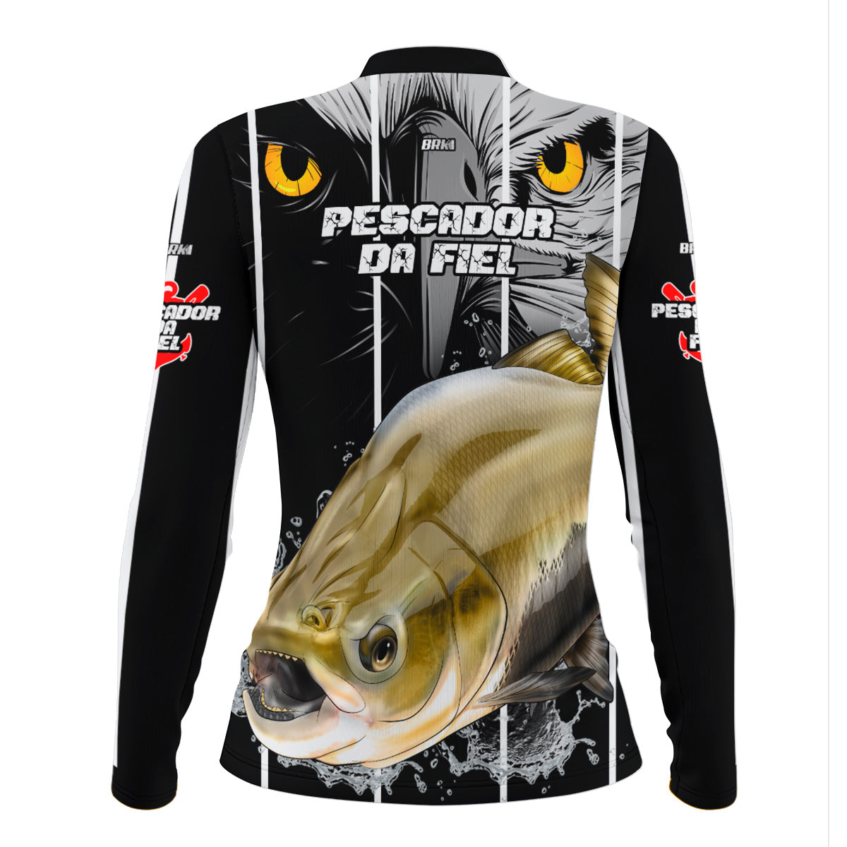Camisa de Pesca Feminina Brk Tambaqui Futebol 83 com UV50+