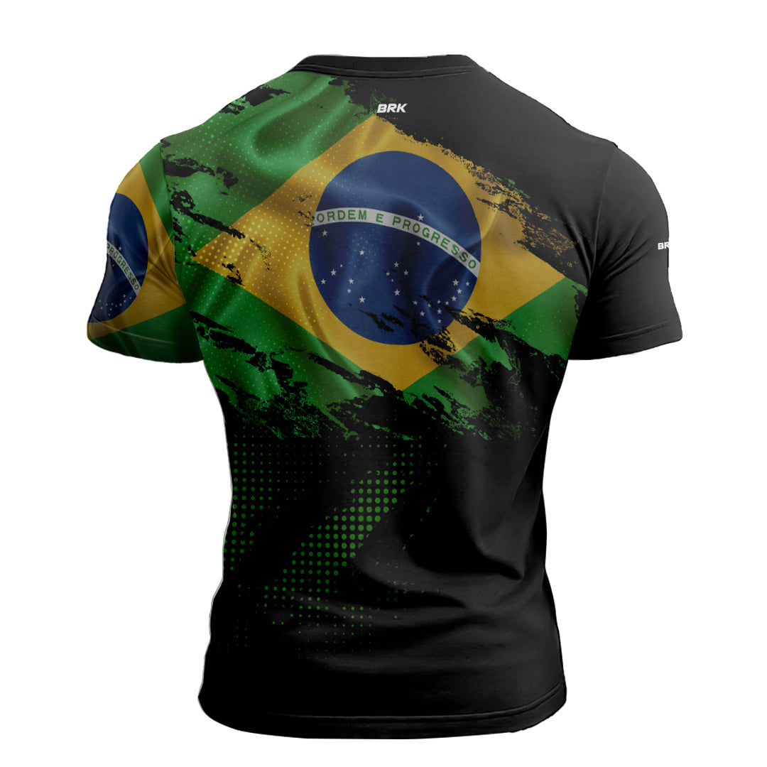 Camiseta de Pesca Brk 7 Setembro Independência Brasil com com Proteção Solar UV50+
