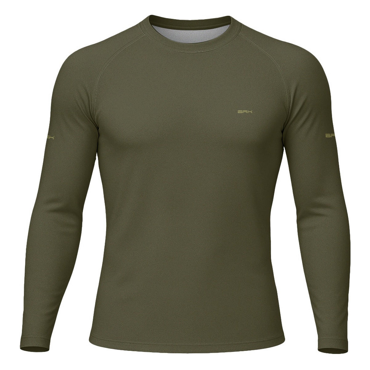 Camisa Segunda Pele Brk Clean Verde Militar Escuro com Proteção UV50
