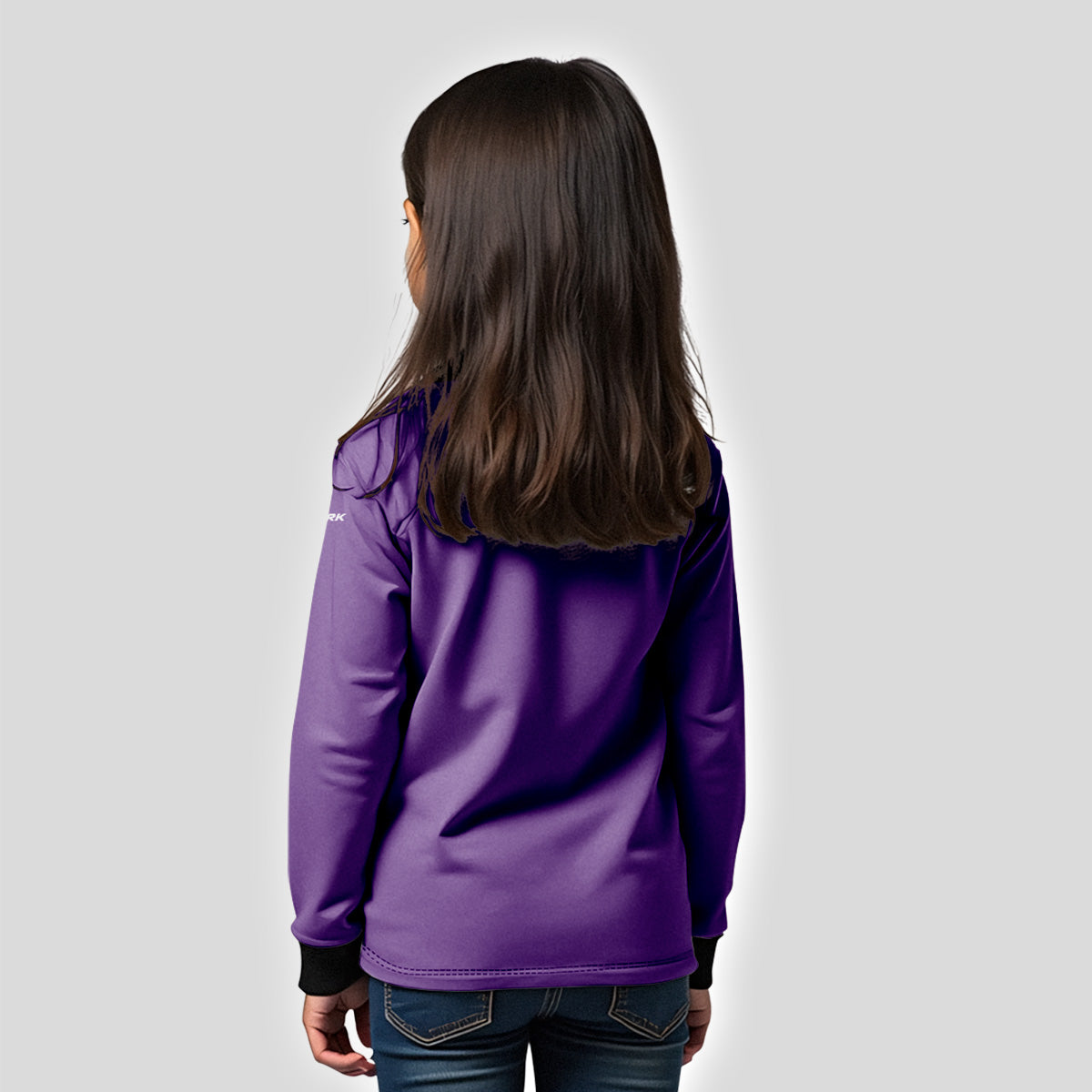 Camisa de Pesca Infantil Brk Básica Roxa com Proteção Solar UV50+