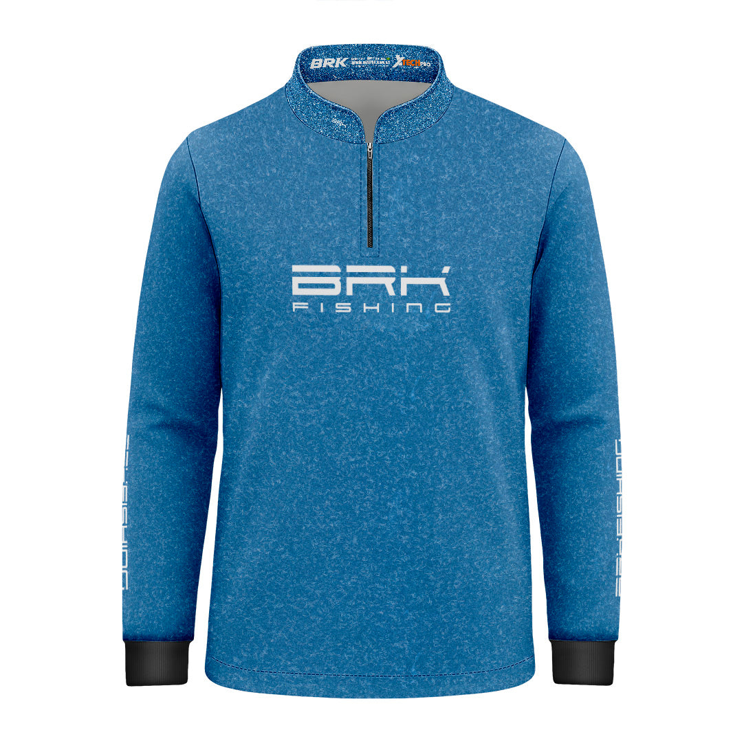 Camisa de Pesca Infantil Brk Select Pursuit Jeansfit com Proteção UV50+