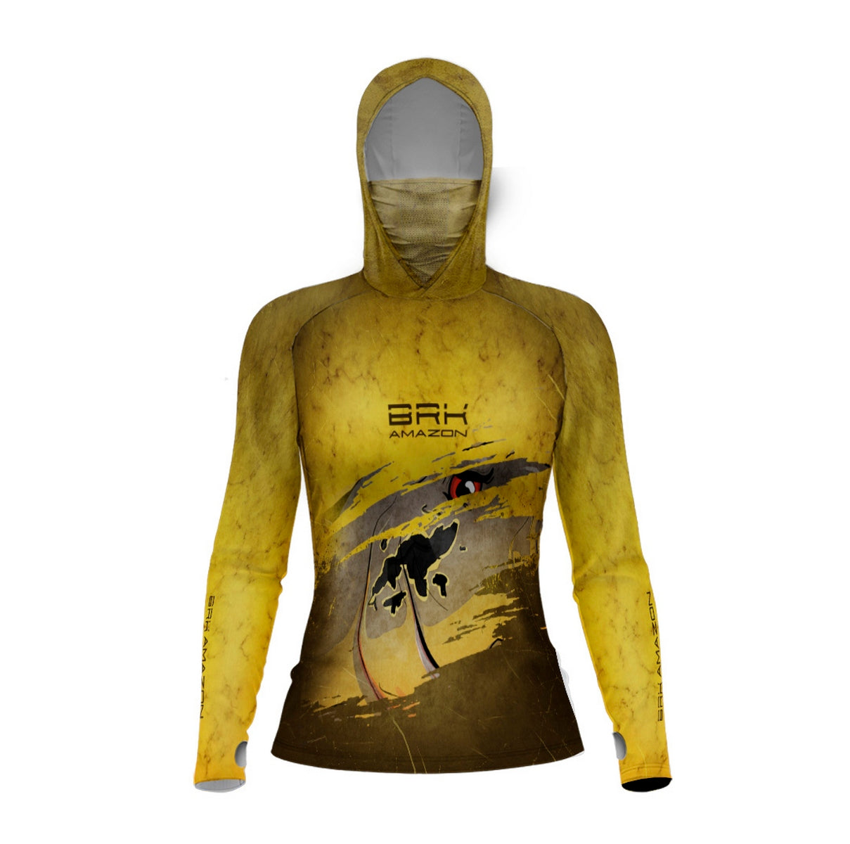 Camisa FusionX Brk Feminino Tucunaré Açu 2 com Capuz e Proteção UV50+