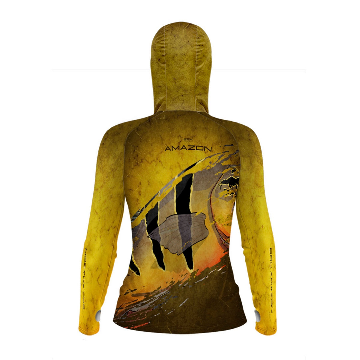 Camisa FusionX Brk Feminino Tucunaré Açu 2 com Capuz e Proteção UV50+
