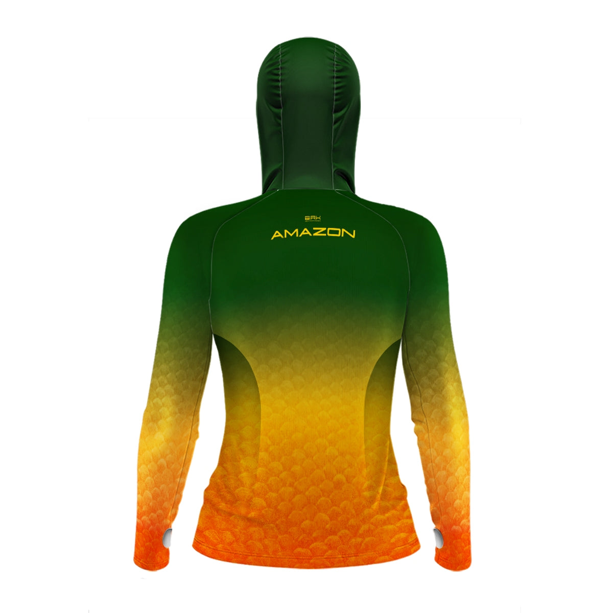 Camisa FusionX Brk Feminino Tucunaré Açu com Capuz e Proteção UV50+