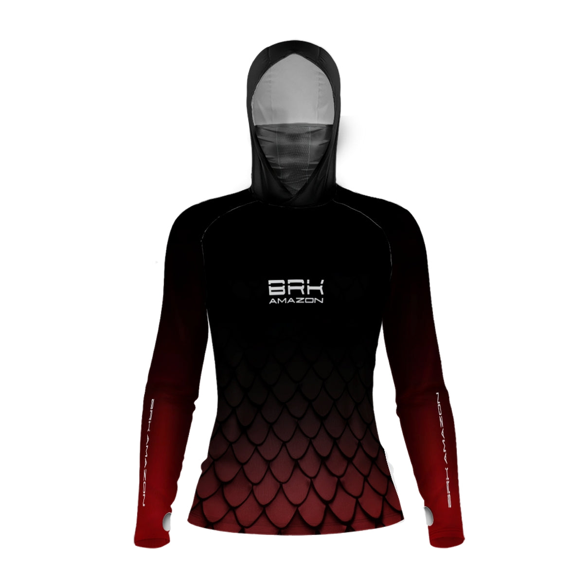 Camisa FusionX Brk Feminino Pirarucu com Capuz e Proteção UV50+