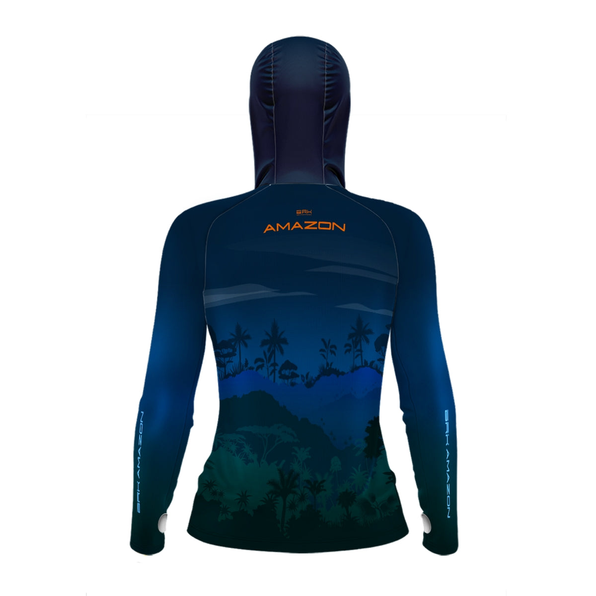 Camisa FusionX Brk Feminino Mata Noite com Capuz e Proteção UV50+