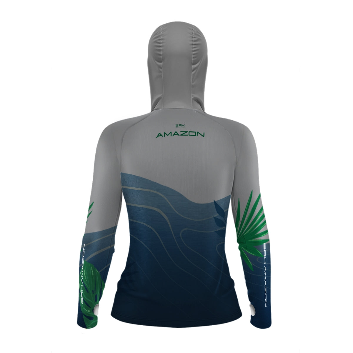 Camisa FusionX Brk Feminino Água Orgânica com Capuz e Proteção UV50+