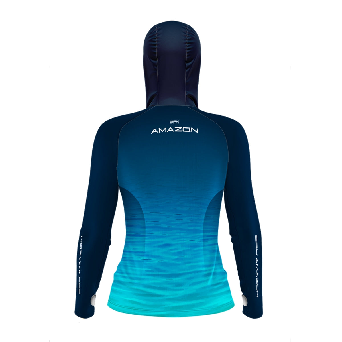 Camisa FusionX Brk Feminino Água com Capuz e Proteção UV50+