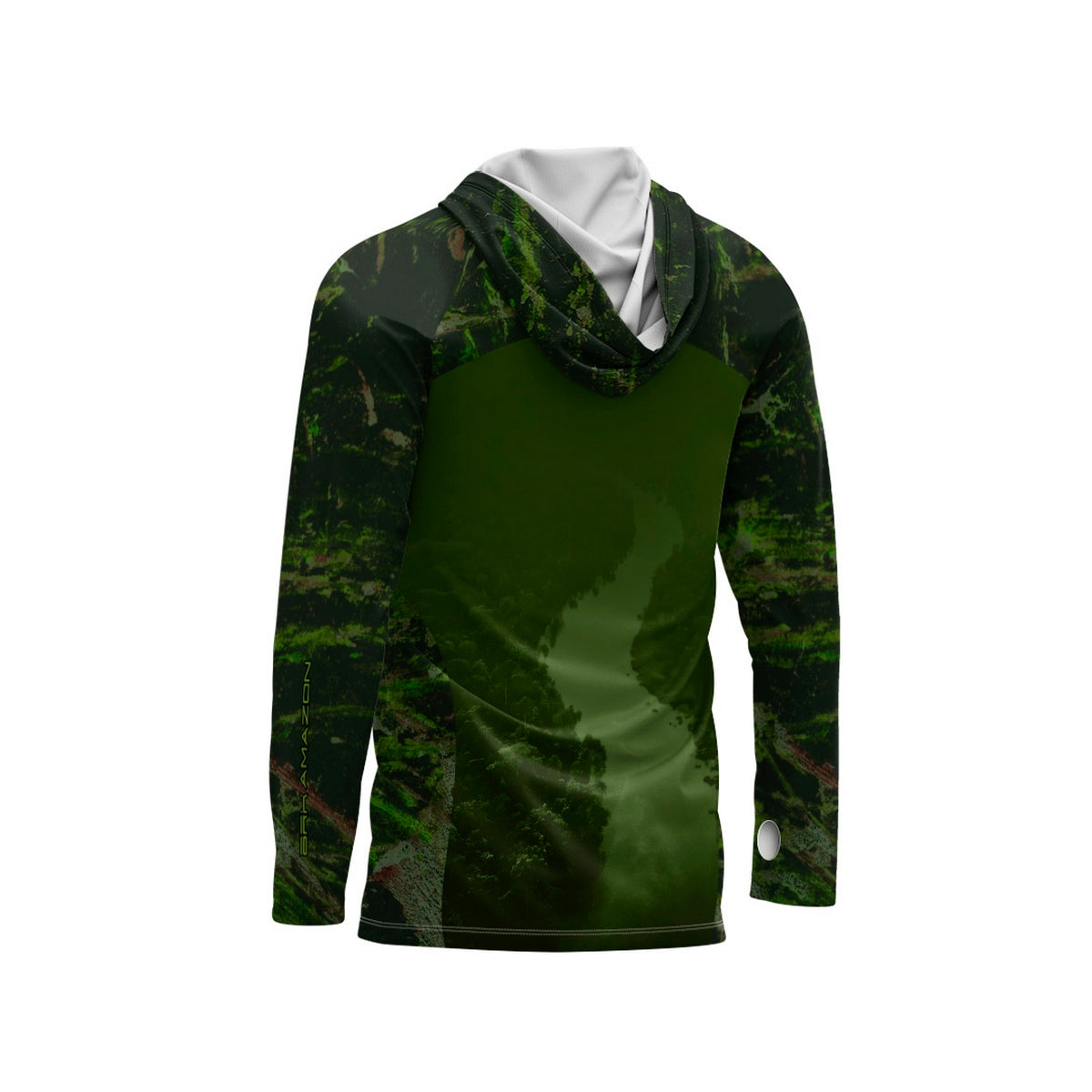 Camisa FusionX Brk Rio Amazonas e Camo com Capuz e Proteção UV50+