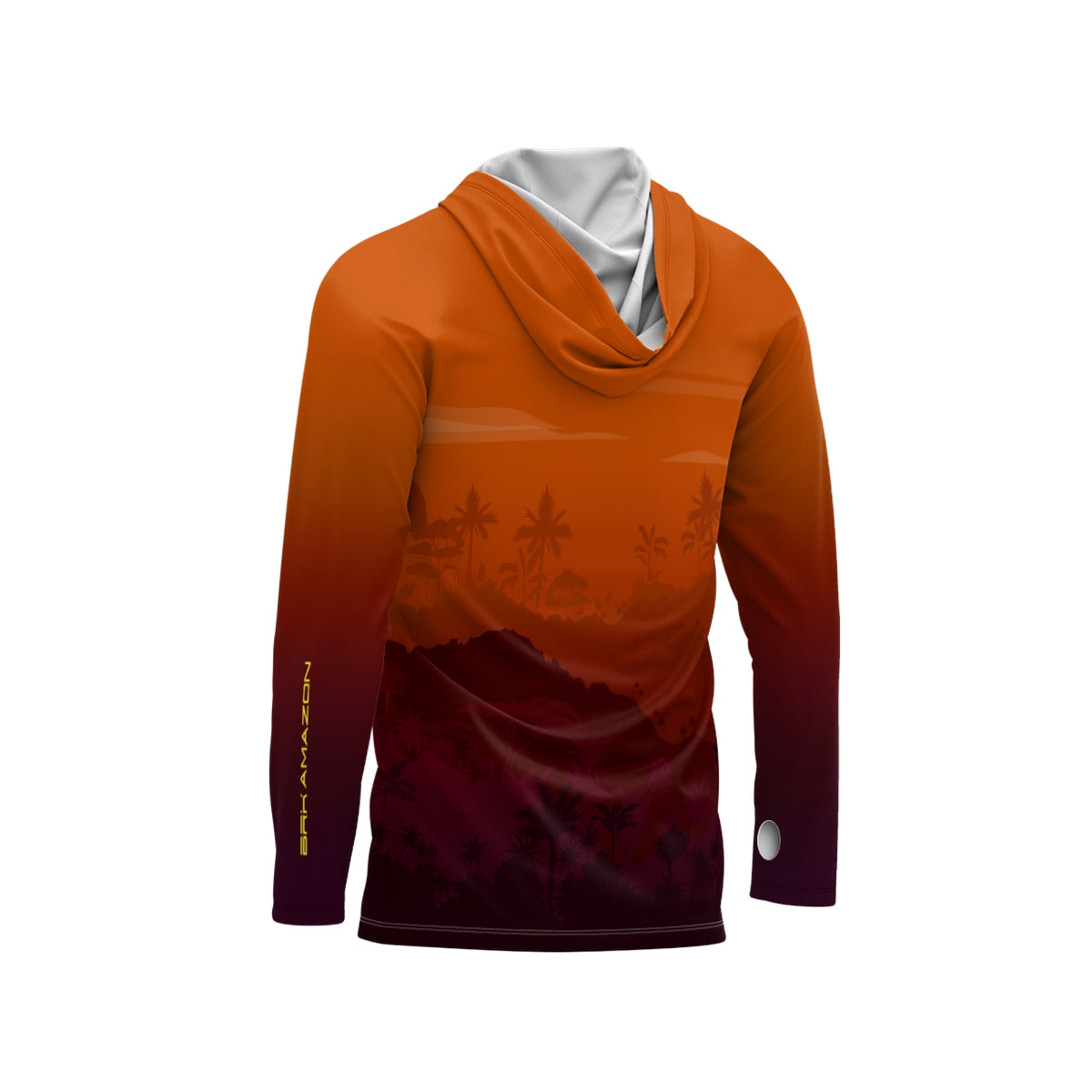 Camisa FusionX Brk Por do Sol Mata com Capuz e Proteção UV50+