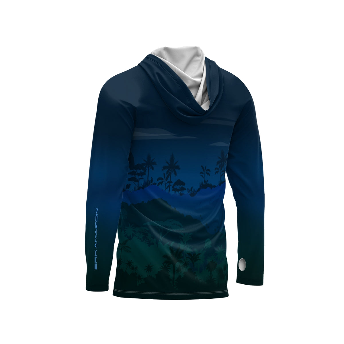 Camisa FusionX Brk Mata Noite com Capuz e Proteção UV50+