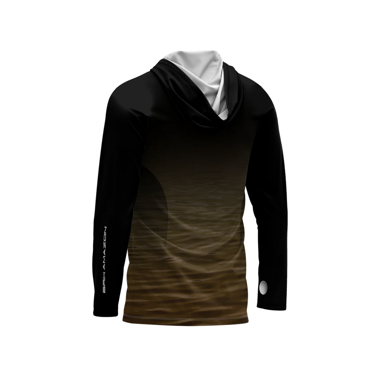 Camisa FusionX Brk Agua Rio Amazonas com Capuz e Proteção UV50+