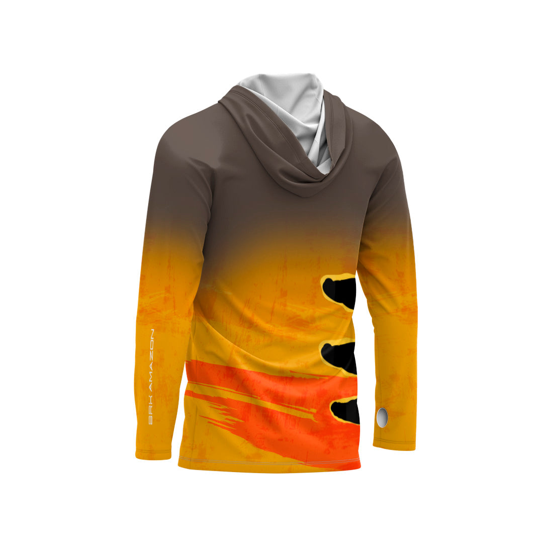 Camisa FusionX Brk Tucunaré Açu com Capuz e Proteção UV50+