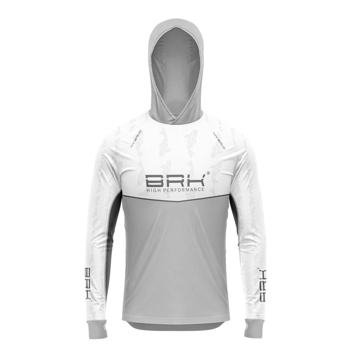 Camisa de Pesca Brk com Capuz Hybrid Maori Vicking com Proteção Solar UV50+