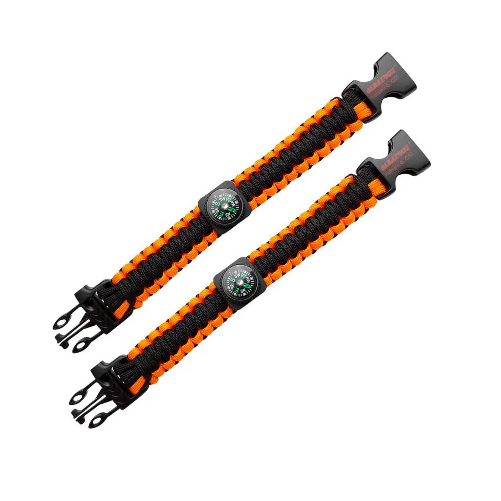 Kit de Pulseiras Paracord com Bússola Albatroz