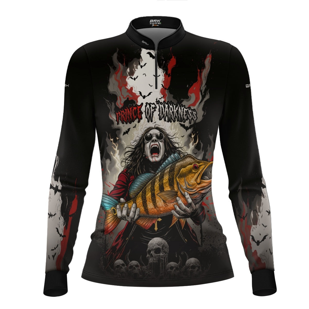Camisa de Pesca Feminina Brk Ozzy Osbourne com Proteção UV50