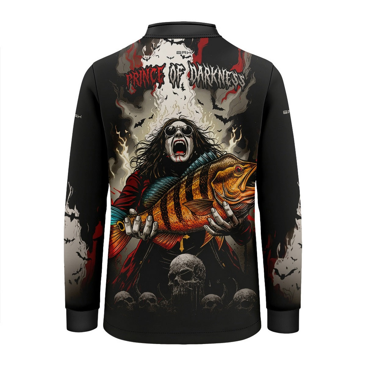 Camisa de Pesca Infantil Brk Ozzy Osbourne com Proteção UV50