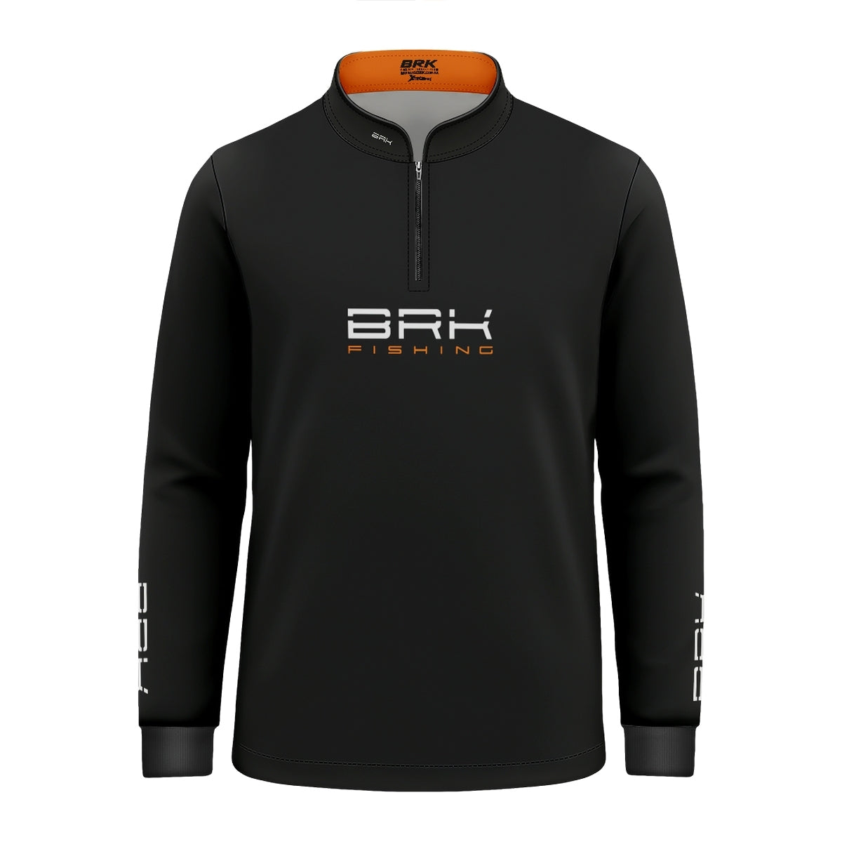 Camisa de Pesca Infantil Brk Azul Halloween Abobora e Barco com Proteção UV50