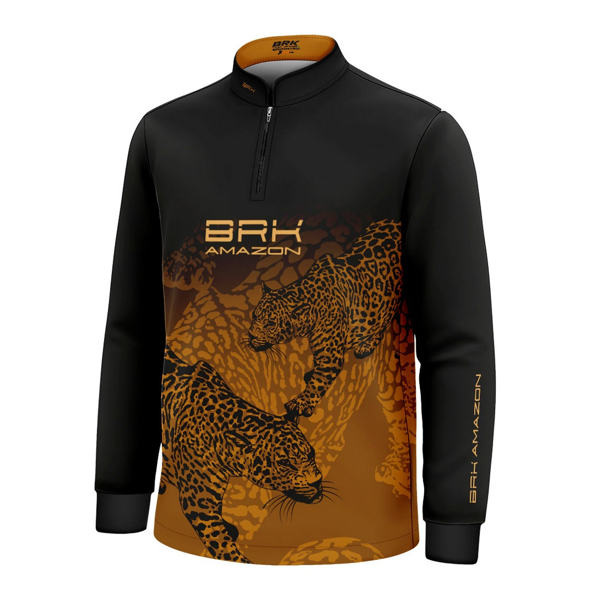 Camisa de Pesca Infantil Brk Amazon Onça com Proteção UV50