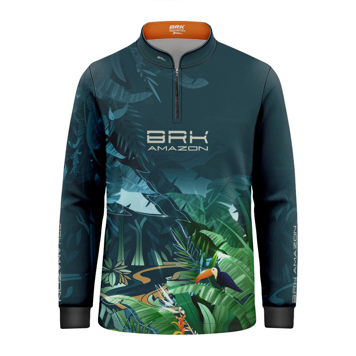 Camisa de Pesca Infantil Brk Amazon Fauna e Flora com Proteção UV50