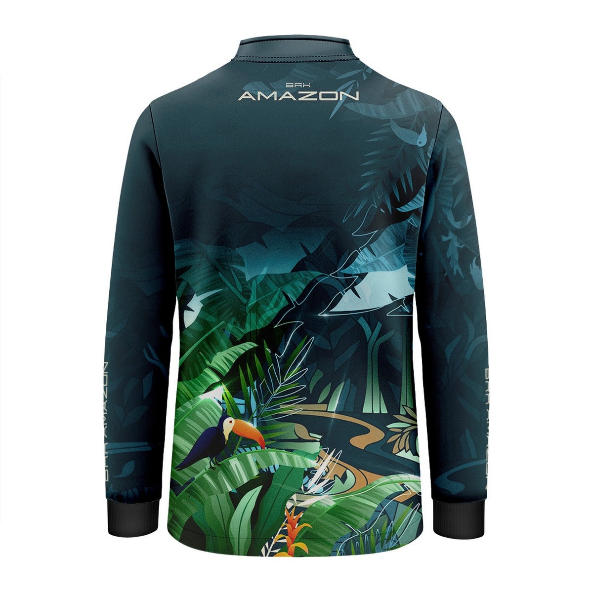 Camisa de Pesca Infantil Brk Amazon Fauna e Flora com Proteção UV50