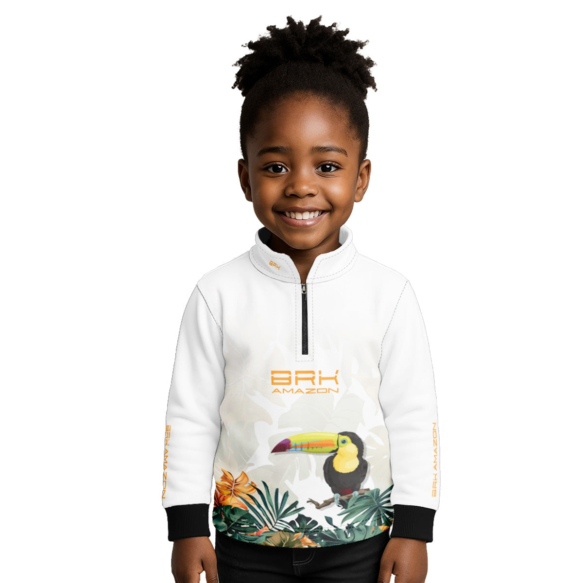 Camisa de Pesca Infantil Brk Amazon Tucano com Proteção UV50