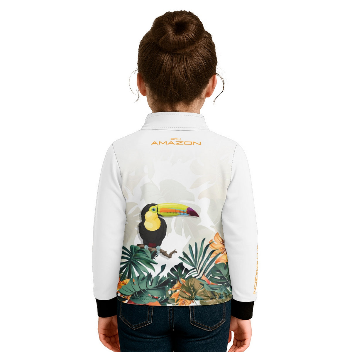 Camisa de Pesca Infantil Brk Amazon Tucano com Proteção UV50
