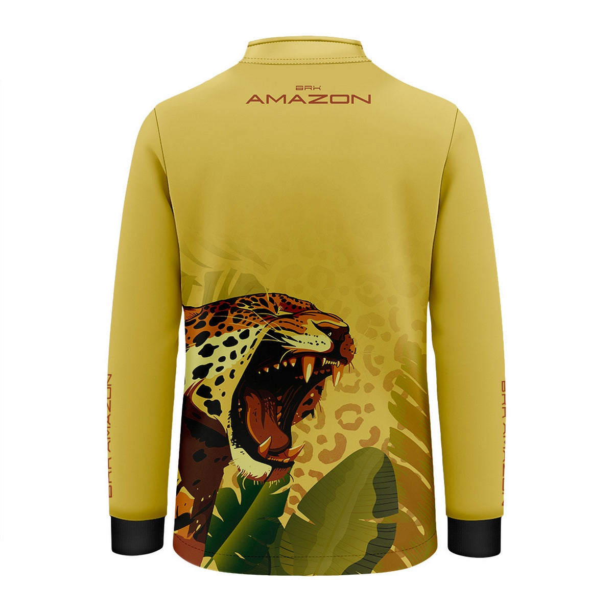 Camisa de Pesca Infantil Brk Amazon Onça com Proteção UV50