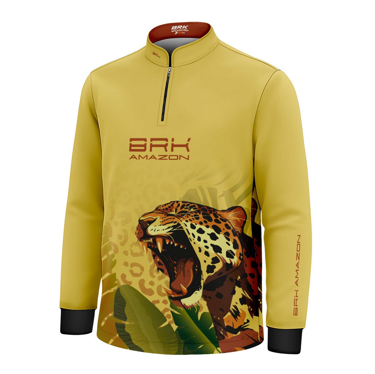 Camisa de Pesca Infantil Brk Amazon Onça com Proteção UV50