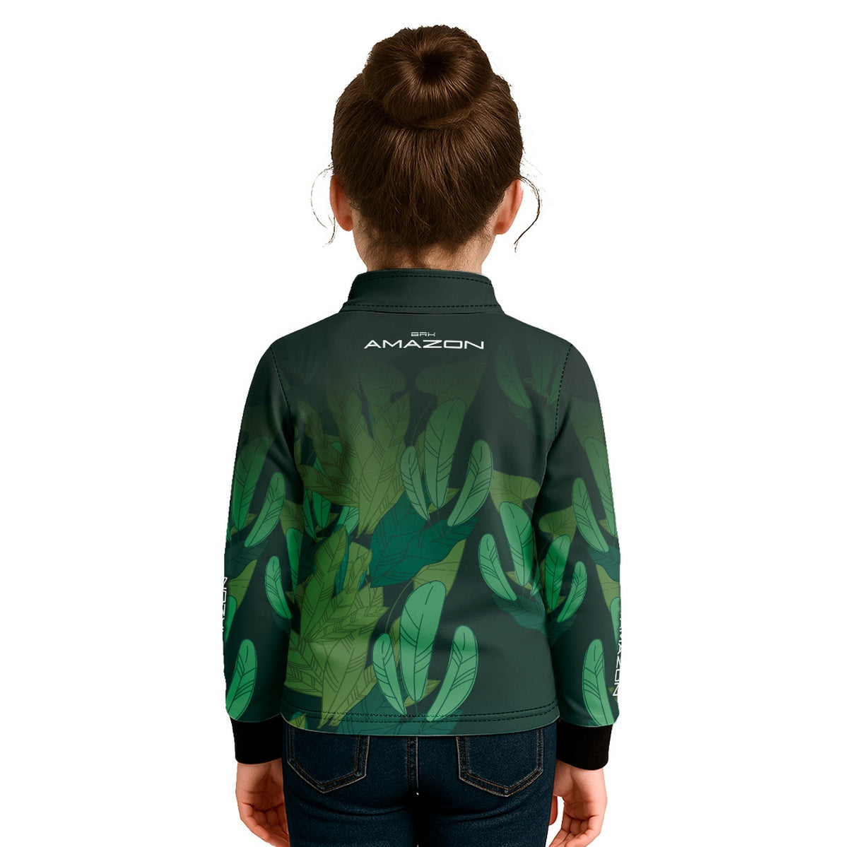 Camisa de Pesca Infantil Brk Amazon Floresta com Proteção UV50