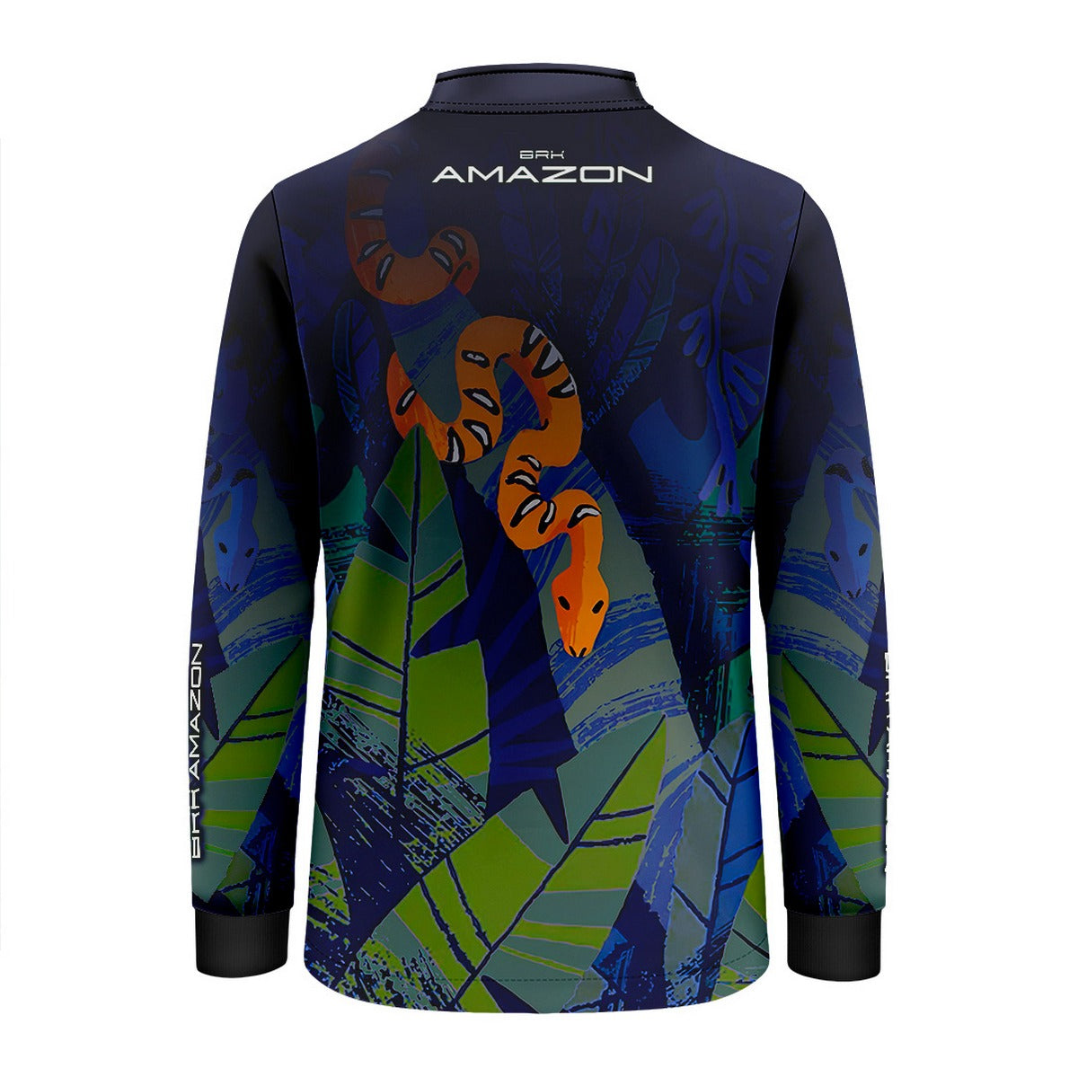 Camisa de Pesca Infantil Brk Amazon Cobra com Proteção UV50
