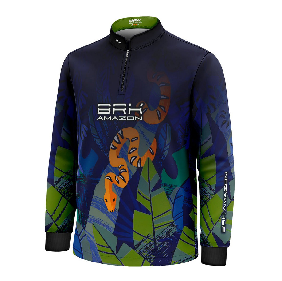 Camisa de Pesca Infantil Brk Amazon Cobra com Proteção UV50