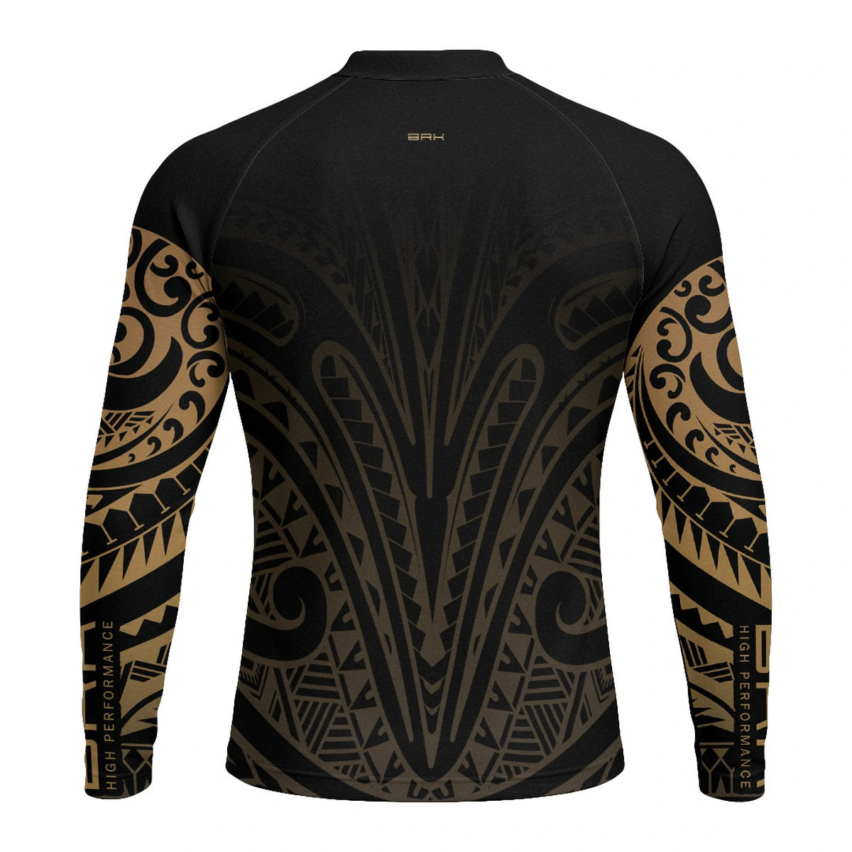 Camisa UV50 Segunda Pele Brk Maori Preto e Bege