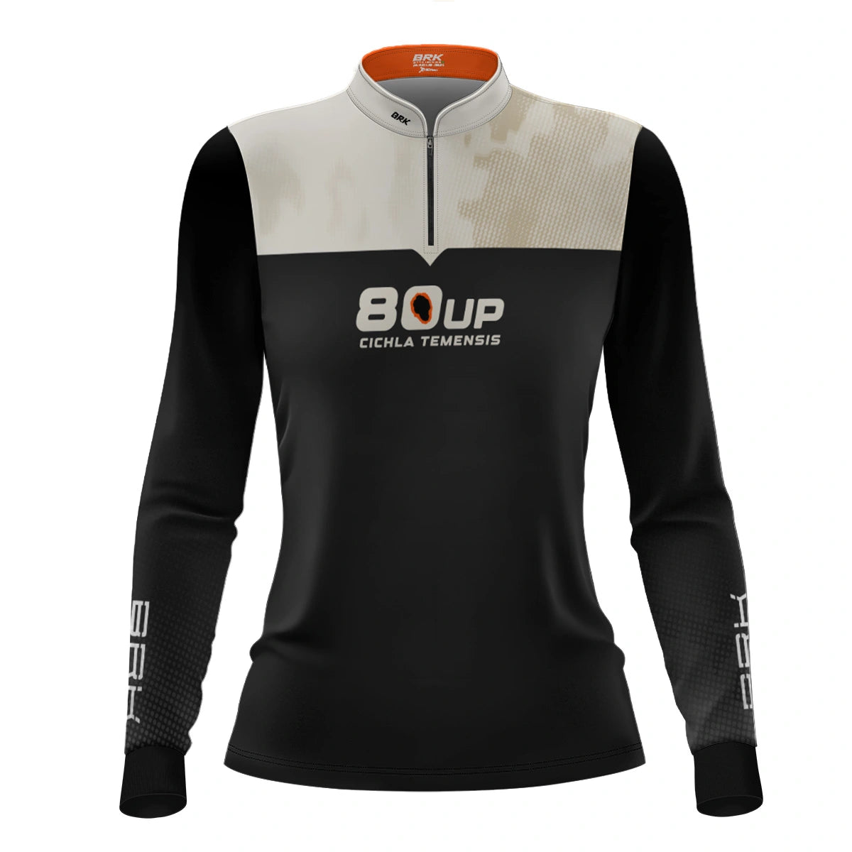 Camisa de Pesca Feminina Brk 80UP Branca com Proteção UV50
