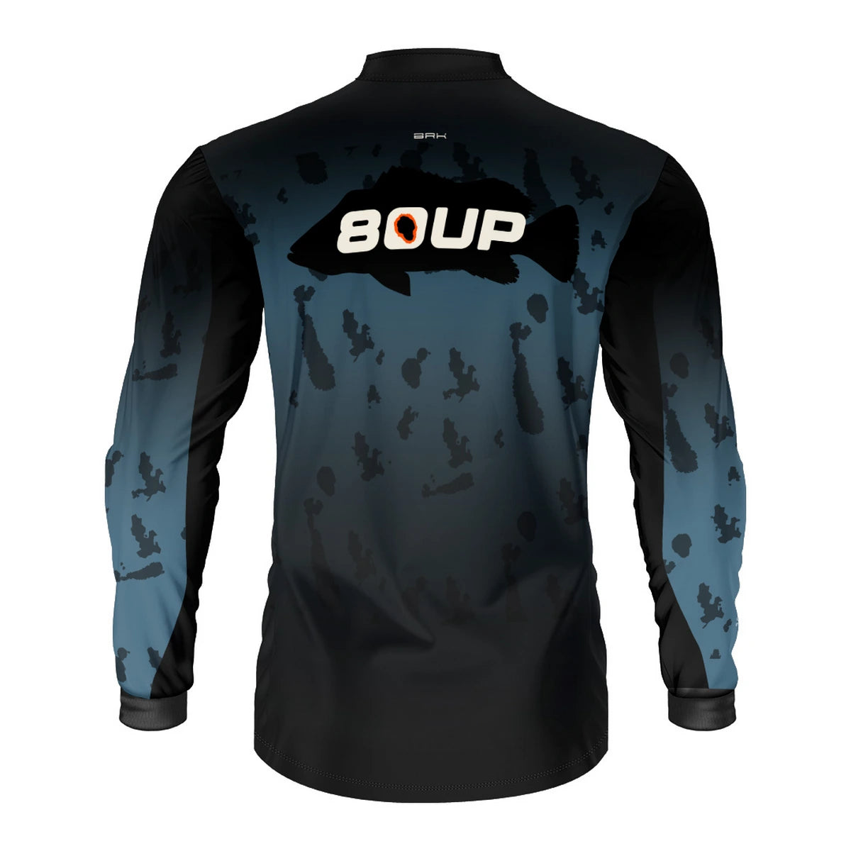 Camisa de Pesca Brk 80UP Azul com Proteção UV50