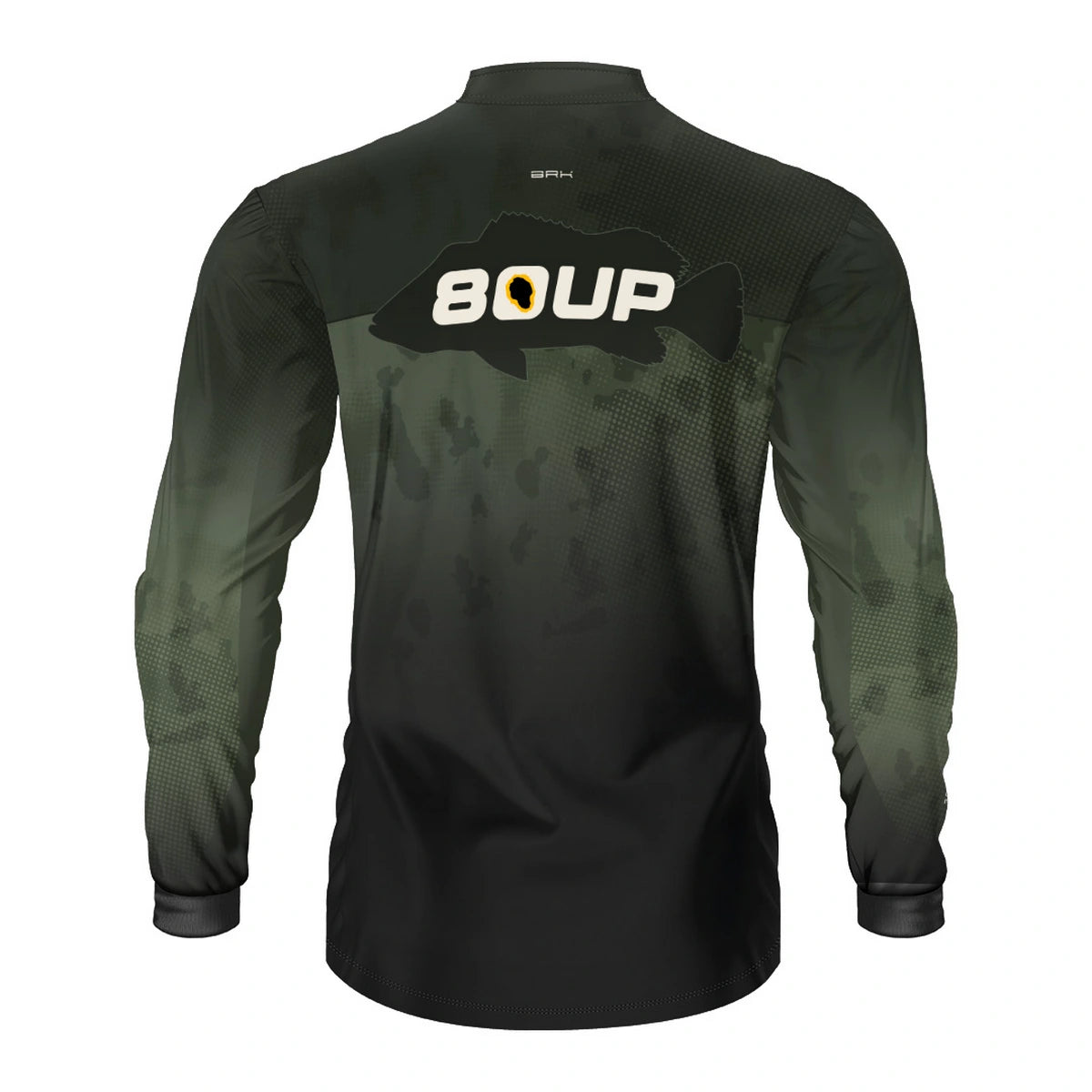 Camisa de Pesca Brk 80UP Verde com Proteção UV50