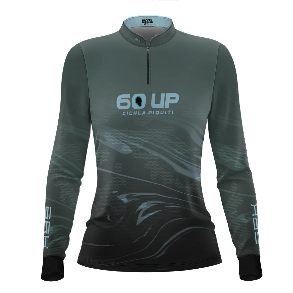 Camisa de Pesca Feminina Brk 60UP Distorções com Proteção UV50