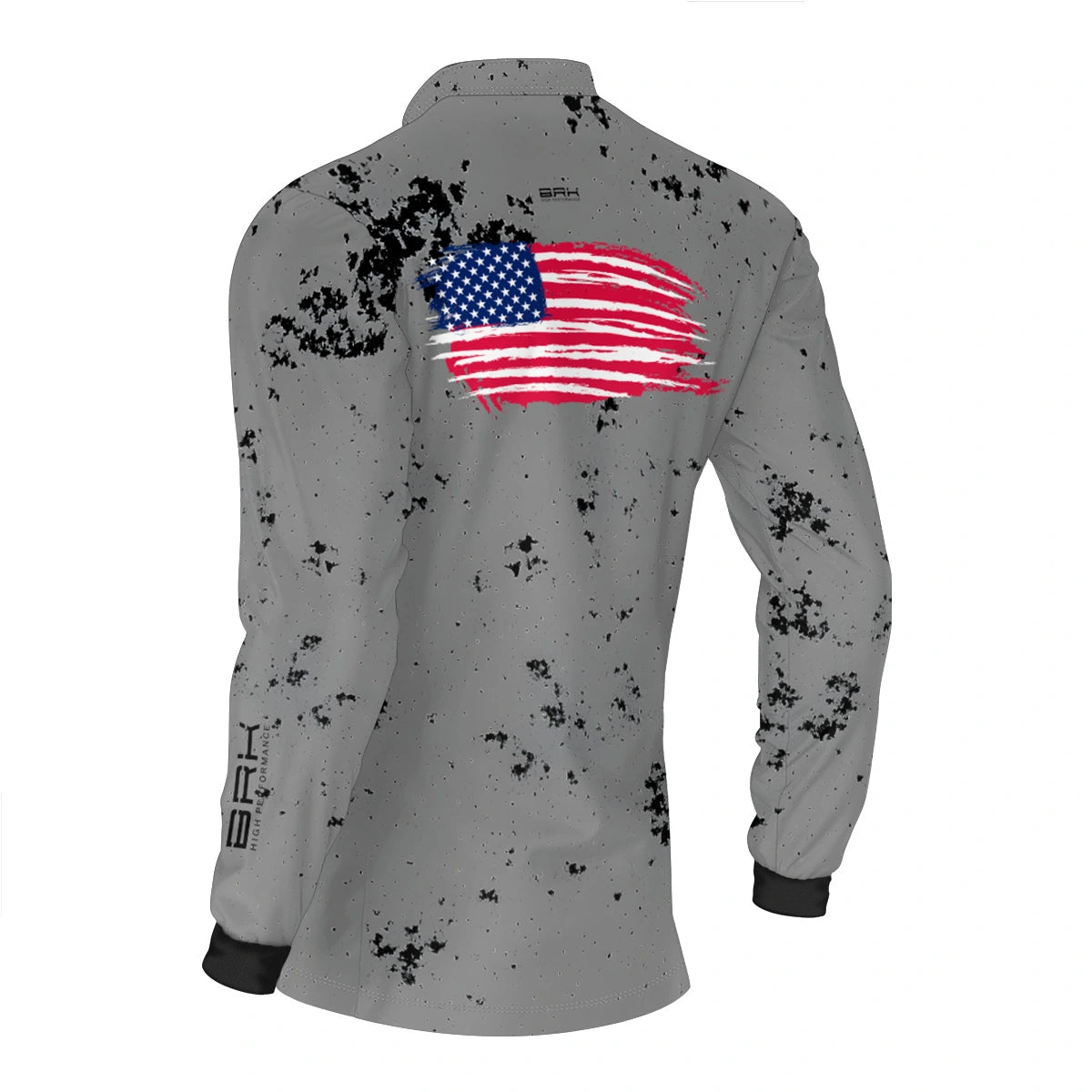 Camisa de Pesca Brk USA Fishing com Proteção UV50