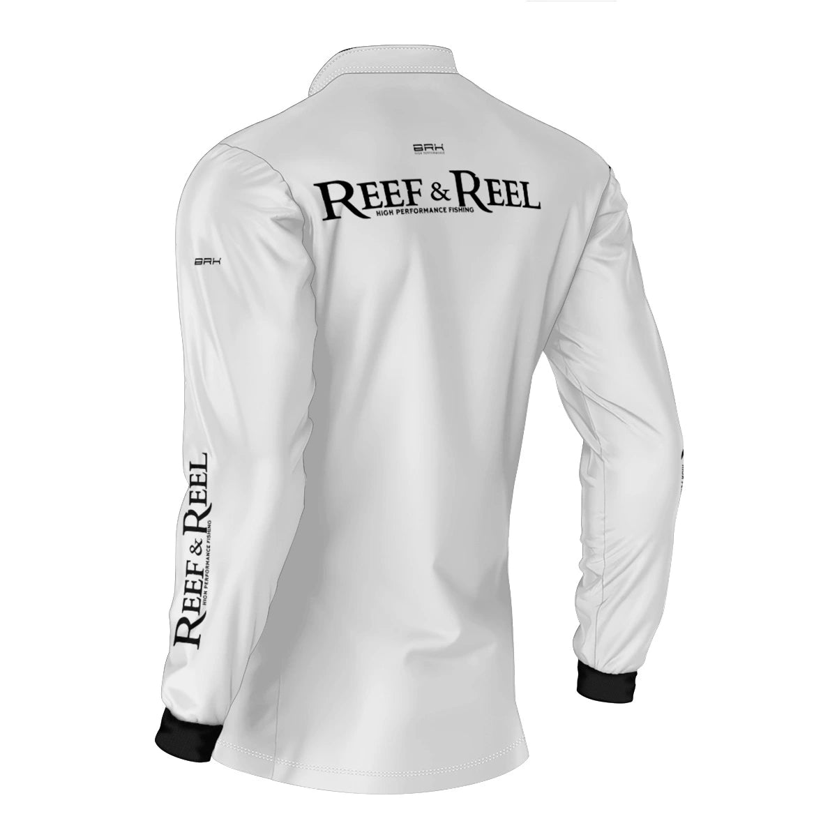 Camisa de Pesca Brk Reef & Reel High Perfomance Branca com Proteção UV50