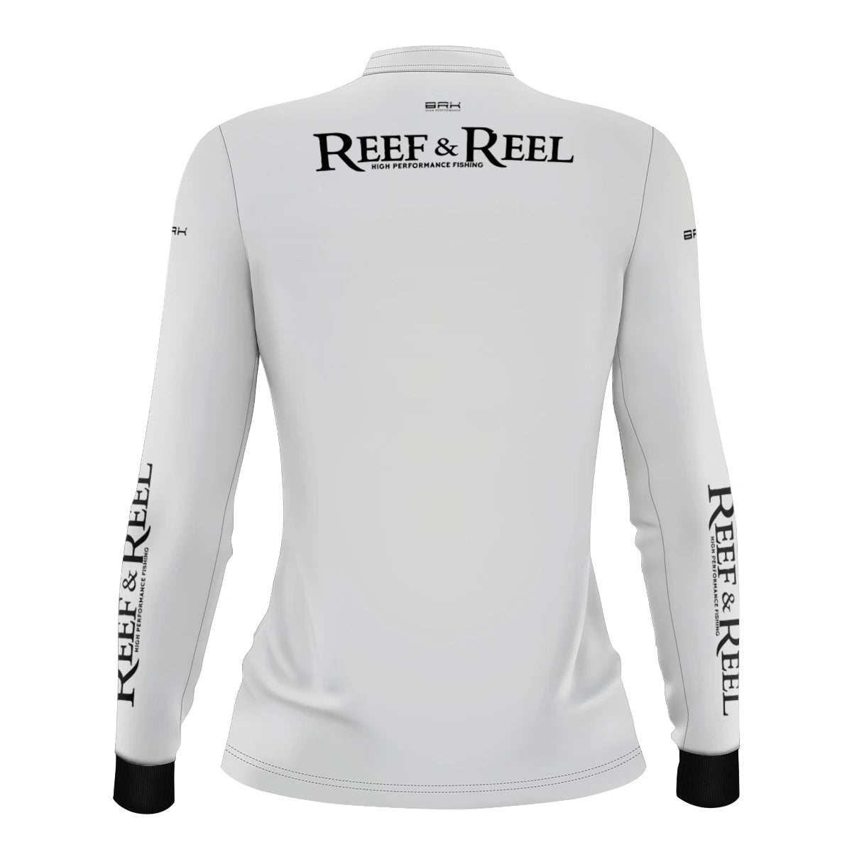 Camisa de Pesca Feminina Brk Reef & Reel High Perfomance Branca com Proteção UV50