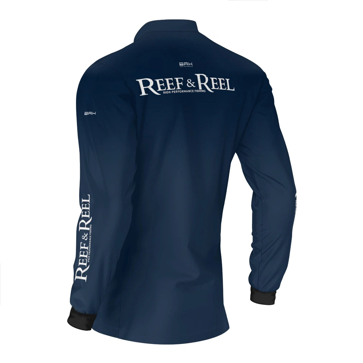 Camisa de Pesca Brk Reef & Reel High Perfomance Azul com Proteção UV50